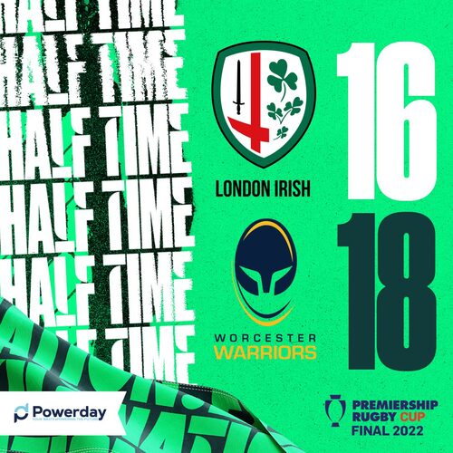 HALF-TIME: A late score from the visitors puts them ahead as we enter the break.

Work to be done.

👉 16-18 #LIRvWOR