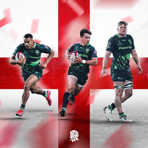 A trio of London Irish Academy players have been called up by England for a short training camp in London.

🌹 Tom Pearson
🌹 Henry Arundell 
🌹 Will Joseph

Unbelievably proud. What a season these three are having.